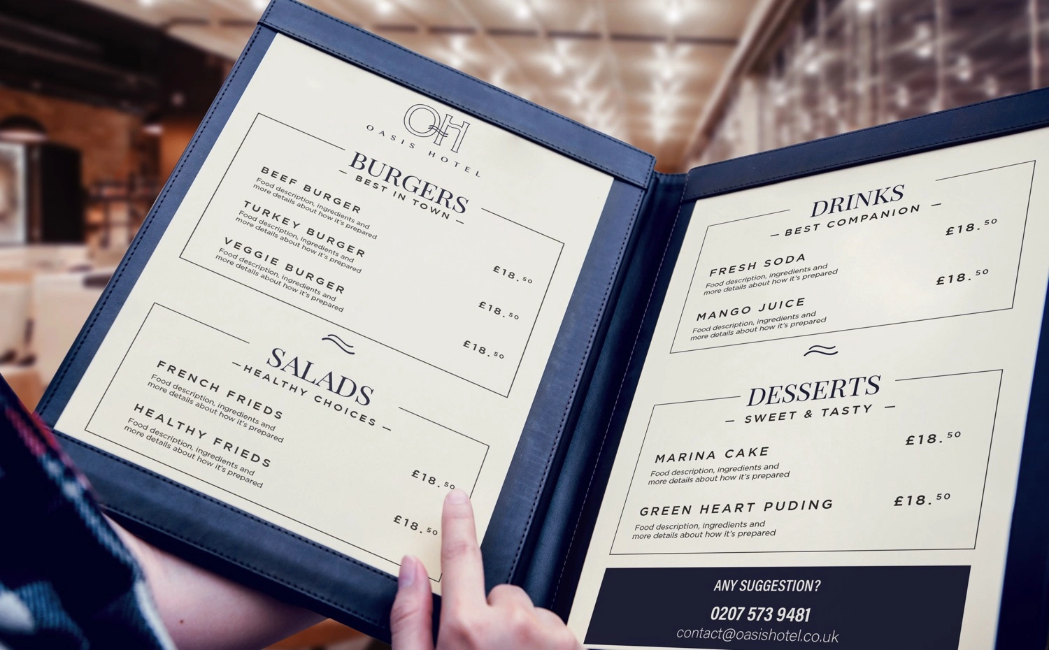 Menu Printing