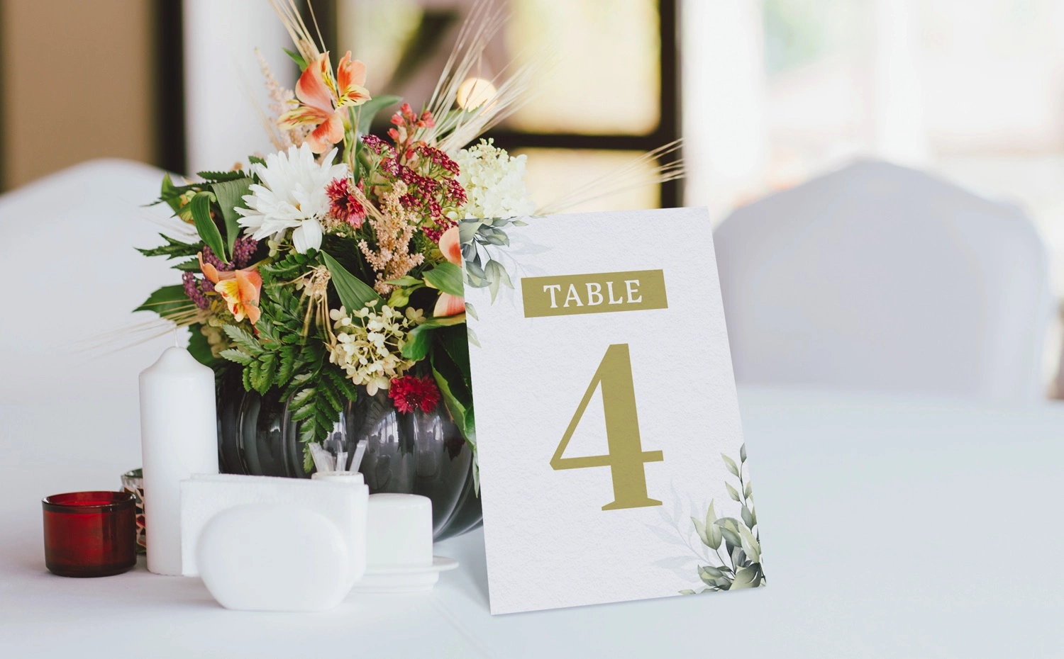 Table Name Cards