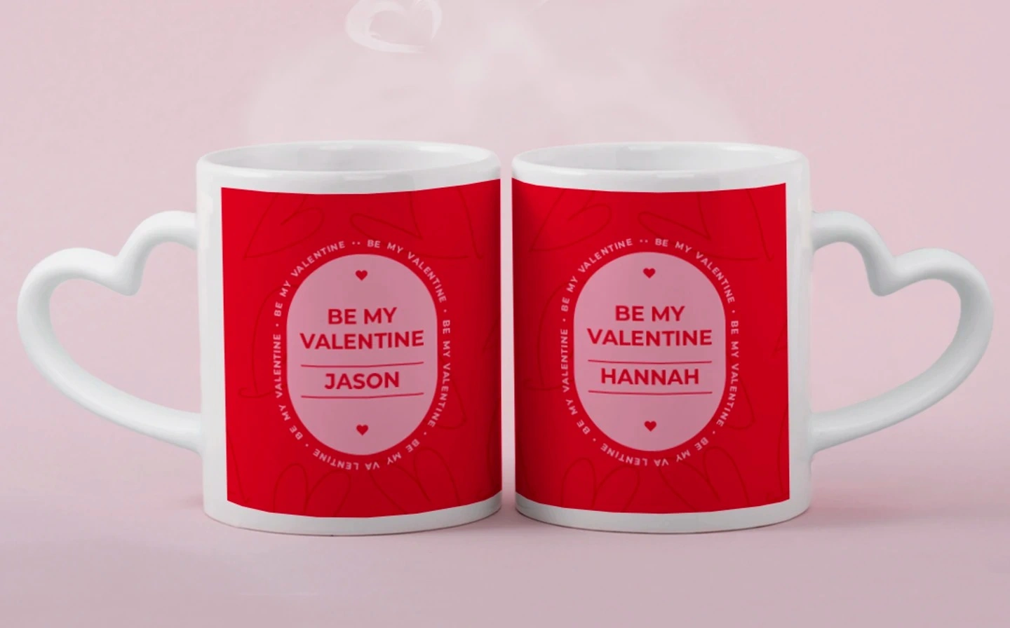 Heart Handle Mugs