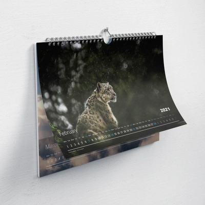 Wall Calendar A4 Landscape