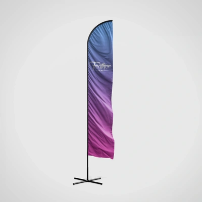 Feather Flags at Kall Kwik WGC