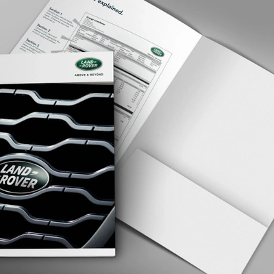 Glued Presentation Folder A4