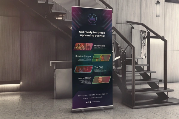  Music Concerts Roll Up Banner
