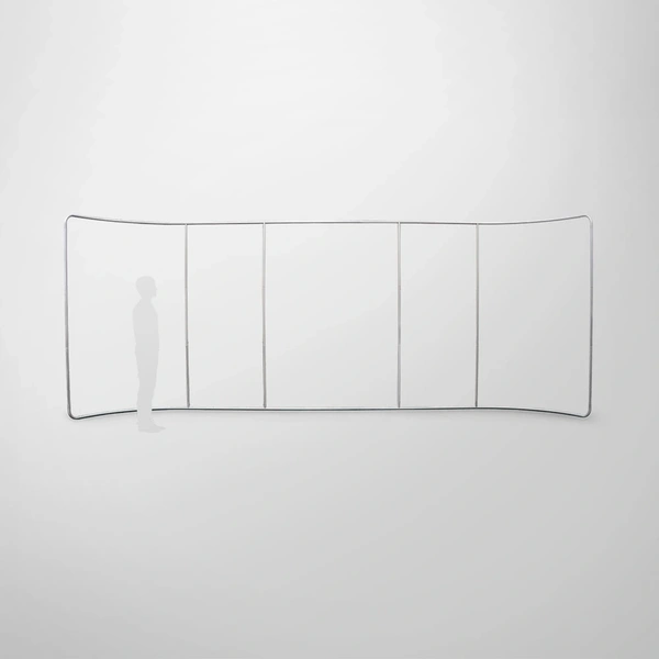Stretch Fabric Wall Curved Frame - 6m