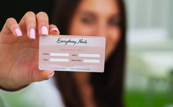  Nail Salon Appointmentcard