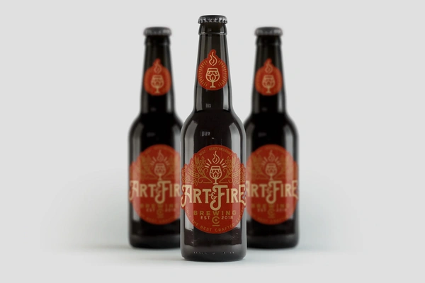  Stickers - Beer - Bottle - Hero