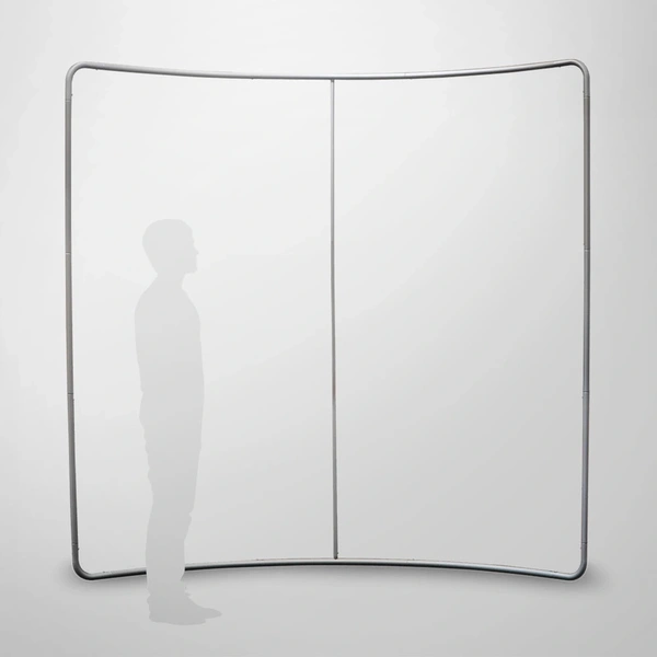 Stretch Fabric Wall Curved Frame - 2.4m