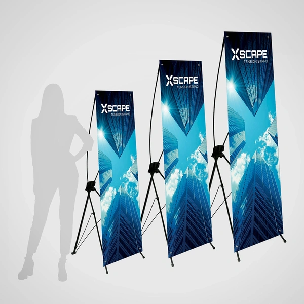 Xscape Tension Stand - Size Comparison