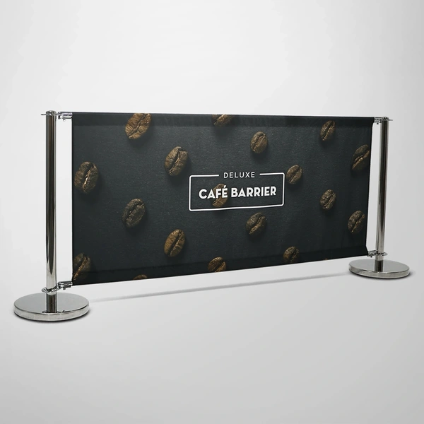 Deluxe Cafe Barrier 2000mm -  Sinlge-Sided Front