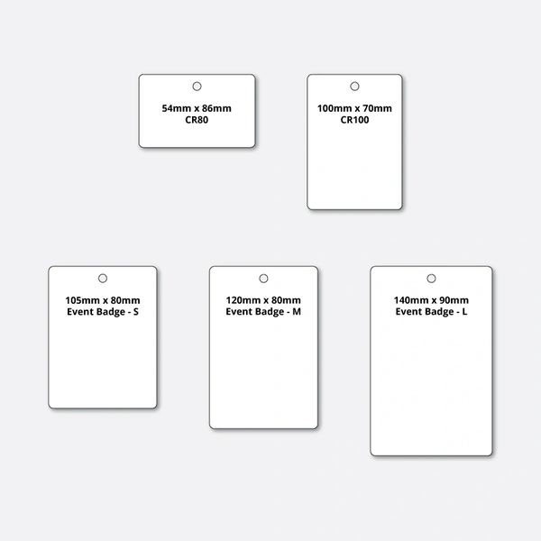  Lanyard - Card - Sizes
