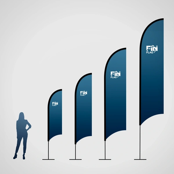 Fin Flag Size Comparison