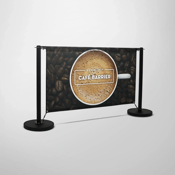 Economy Cafe Barrier - Single-Sided Front