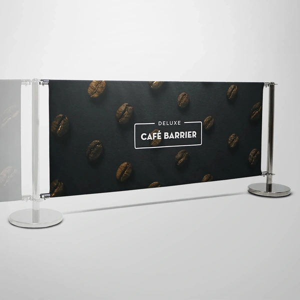 Deluxe Cafe Barrier 2000mm -  Double-Sided Extension