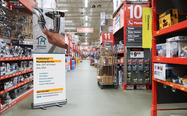  Plumber Roller Banner