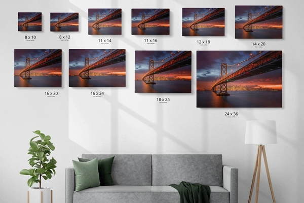  Acrylic - Photo - Glossy - Sizecomparison