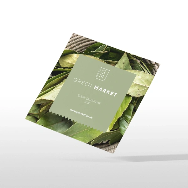 Square 120gsm Uncoated Flyer