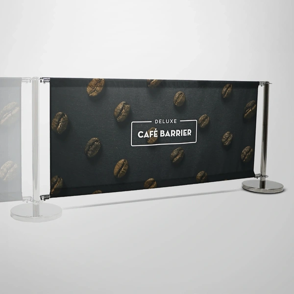 Deluxe Cafe Barrier 2000mm -  Sinlge-Sided Extension