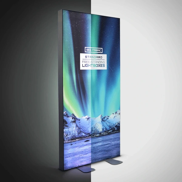 SEG Standard Free Standing Lightbox - Split