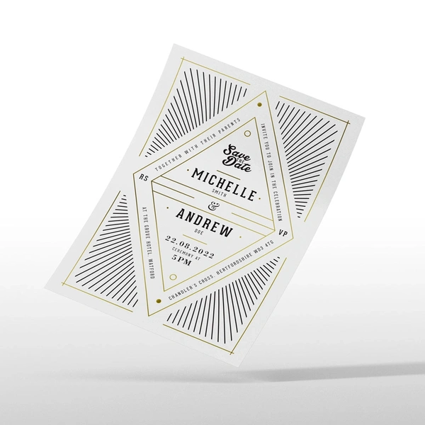Gold Foiled Flyers