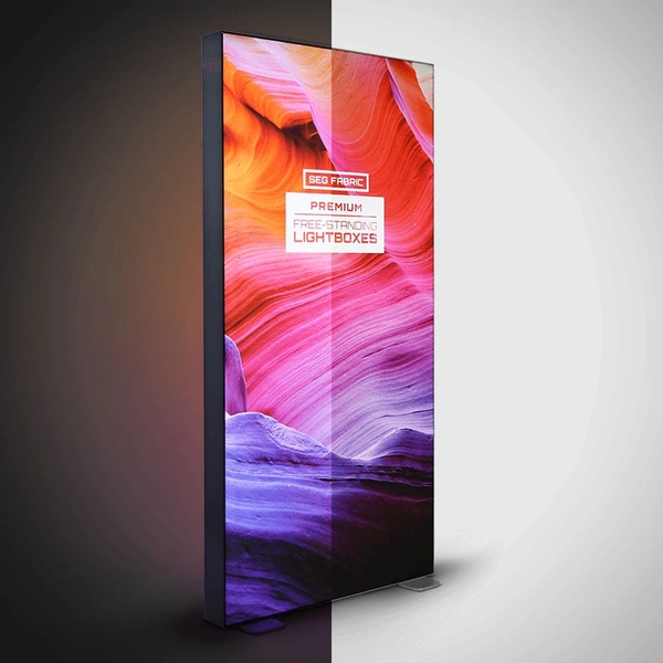 SEG Premium Free Standing Lightbox - Split