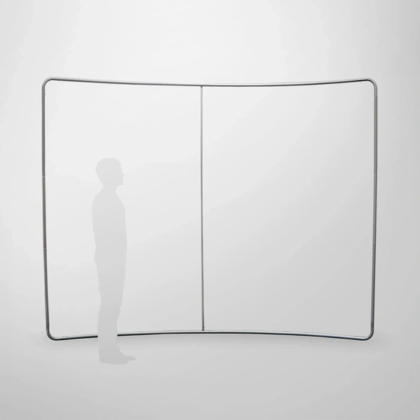 Stretch Fabric Wall Curved Frame - 3m