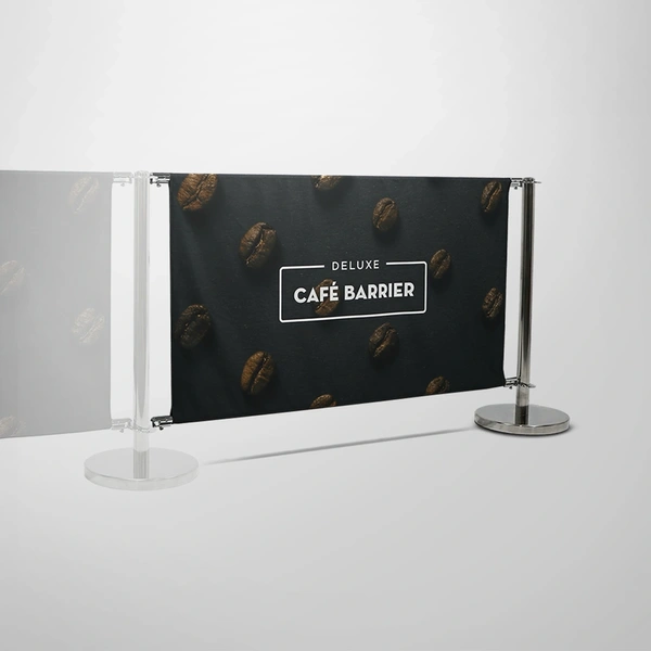 Deluxe Cafe Barrier 1500mm -  Double-Sided Extension