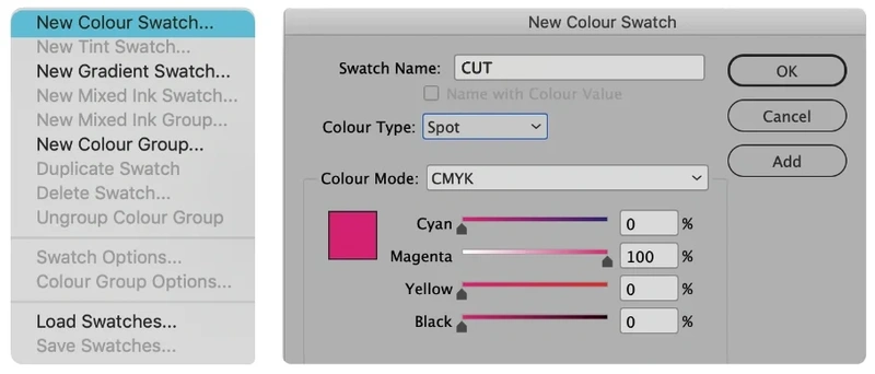  Cut To Shape  -  Spot Colour
